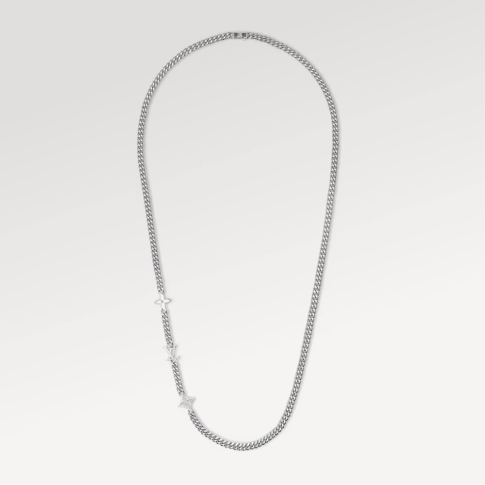 Louis Vuitton Monogram Row Chain Necklace - Picture 6 of 16